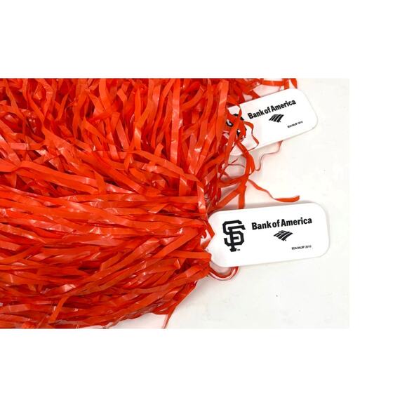 2010 World Series Giants Game 1 Giveaway POM POMS At&T Park BofA - Picture 3 of 6